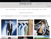 Tablet Screenshot of leonardsilver.com